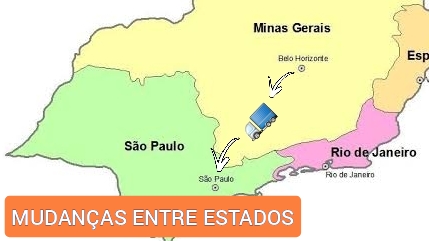 Levar uma mudança comercial para outro estado Levar uma mudança comercial para outro estado